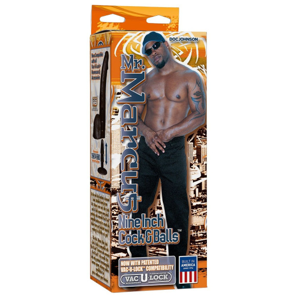 Реалистичный фаллоимитатор Mr. Marcus 9 R5 Cock & Balls - 22,86 см. Реалистичный фаллоимитатор Mr. Marcus 9 R5 Cock & Balls - 22,86 см.