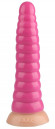 Розовая коническая анальная втулка - 25 см.