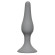 Серая малая анальная пробка Slim Anal Plug Small - 10,5 см.