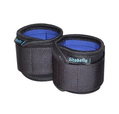 Неопреновые черно-синие наручники Неопреновые черно-синие наручники