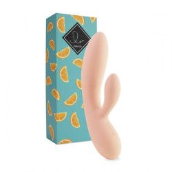 Бежевый вибратор-кролик Lea Rabbit Vibrator - 20,2 см. Бежевый вибратор-кролик Lea Rabbit Vibrator - 20,2 см.