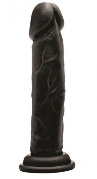 Чёрный фаллоимитатор Realistic Cock 8 Чёрный фаллоимитатор Realistic Cock 8
