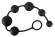 Анальная цепочка Black Velvets Anal Beads - 40 см. Анальная цепочка Black Velvets Anal Beads - 40 см.