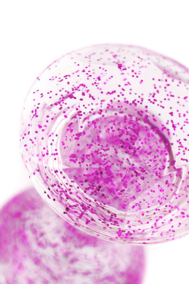 Фиолетовая акриловая анальная втулка - 8 см. Фиолетовая акриловая анальная втулка - 8 см.