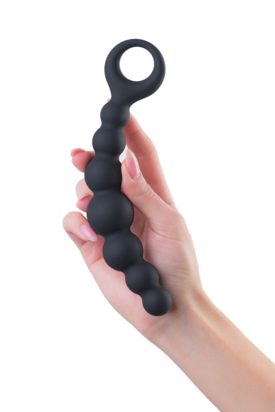 Черная анальная цепочка Carina - 19 см. Черная анальная цепочка Carina - 19 см.