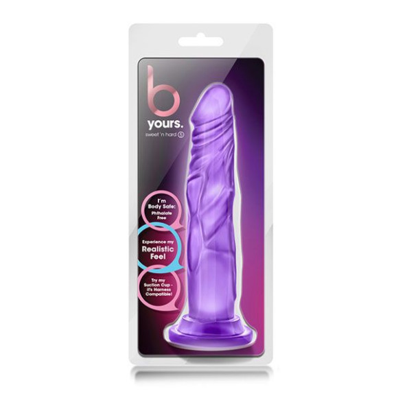 Фиолетовый фаллоимитатор Sweet n Hard 5 - 19 см. Фиолетовый фаллоимитатор Sweet n Hard 5 - 19 см.