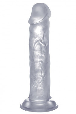 Прозрачный фаллоимитатор Realistic Cock 9  - 23,5 см.