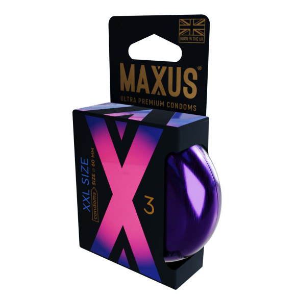 Презервативы Maxus XXL увеличенного размера - 3 шт. Презервативы Maxus XXL увеличенного размера - 3 шт.