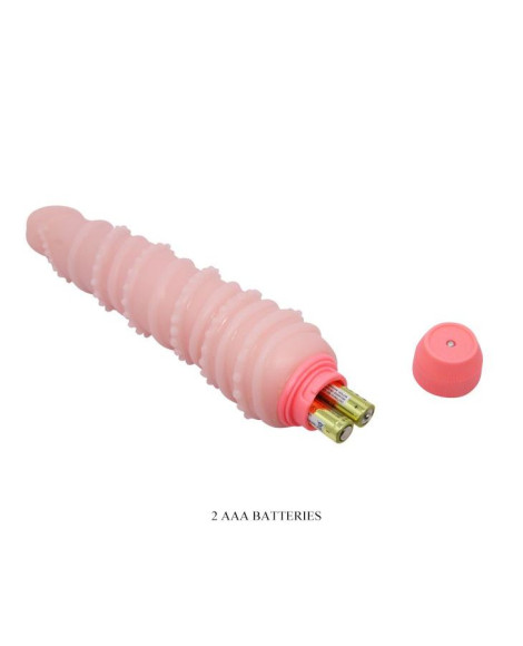 Гнущийся вибромассажер с хребтом - 19,5 см. Гнущийся вибромассажер с хребтом - 19,5 см.