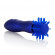 Синий вибратор Body & Soul Captivation с вращающимся наконечником