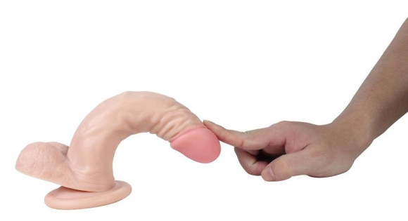 Телесный реалистичный фаллоимитатор REAL с трусиками для страпона - 21 см. Телесный реалистичный фаллоимитатор REAL с трусиками для страпона - 21 см.