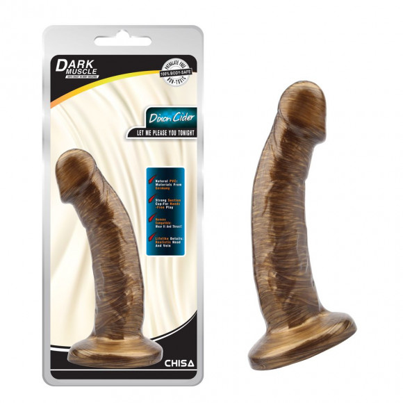 Золотистый фаллоимитатор Dixon Cider - 18,5 см. Золотистый фаллоимитатор Dixon Cider - 18,5 см.