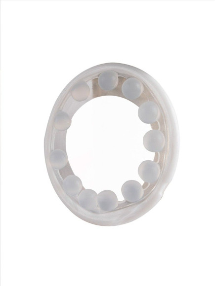 Эрекционное кольцо со стимулирующими шариками на поверхности