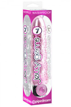 Вибратор JELLY GEMS №7 - 18,5 см. Вибратор JELLY GEMS №7 - 18,5 см.