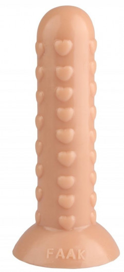 Телесный рельефный анальный фаллоимитатор - 19,5 см. Телесный рельефный анальный фаллоимитатор - 19,5 см.