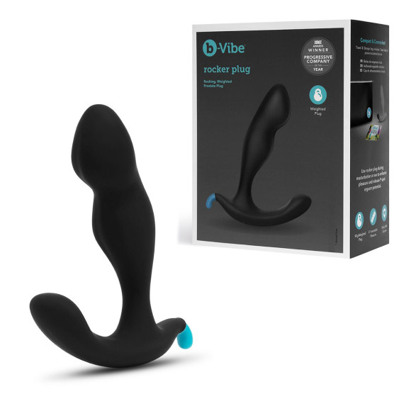 Черный утяжеленный анальный стимулятор Rocker Plug - 12 см. Черный утяжеленный анальный стимулятор Rocker Plug - 12 см.