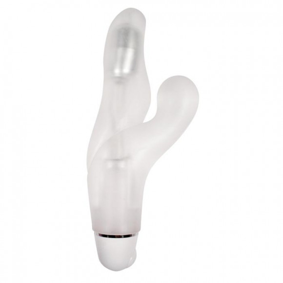 Изысканный прозрачный вибратор Pure Delight Venus V Shape - 17,5 см. Изысканный прозрачный вибратор Pure Delight Venus V Shape - 17,5 см.