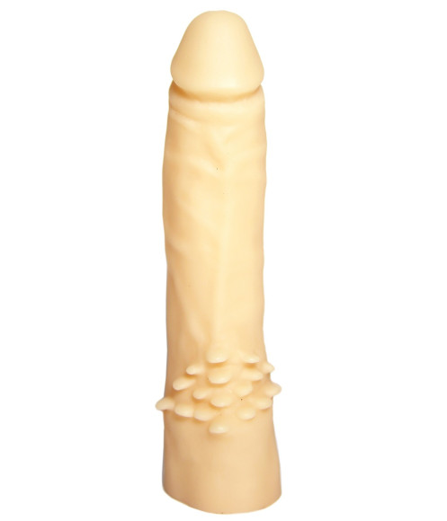 Реалистичный пустотелый фаллоимитатор с шипами у основания - 17 см. Реалистичный пустотелый фаллоимитатор с шипами у основания - 17 см.