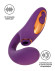 Фиолетовый вибромассажер с клиторальной стимуляцией Megam Фиолетовый вибромассажер с клиторальной стимуляцией Megam