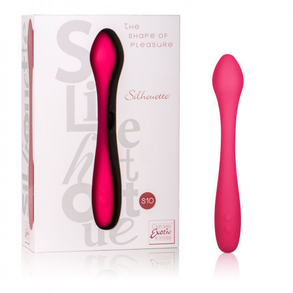 Красный перезаряжаемый вибратор Silhouette S10 - 16,5 см. Красный перезаряжаемый вибратор Silhouette S10 - 16,5 см.