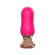 Розовая перезаряжаемая анальная пробка с вибрацией - 8,9 см. Розовая перезаряжаемая анальная пробка с вибрацией - 8,9 см.