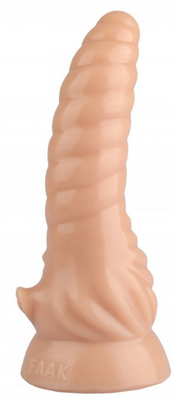 Телесный фигурный анальный фаллоимитатор - 20,5 см. Телесный фигурный анальный фаллоимитатор - 20,5 см.