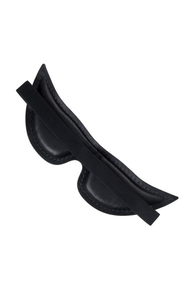 Черная кожаная маска с заостренными кончиками Черная кожаная маска с заостренными кончиками