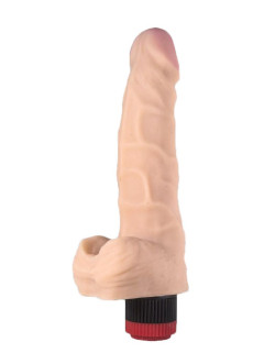 Вибромассажер из киберкожи №55 - 22 см. Вибромассажер из киберкожи №55 - 22 см.