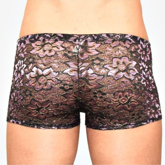 Мужские трусы-боксеры с контрастным цветочным узором Мужские трусы-боксеры с контрастным цветочным узором