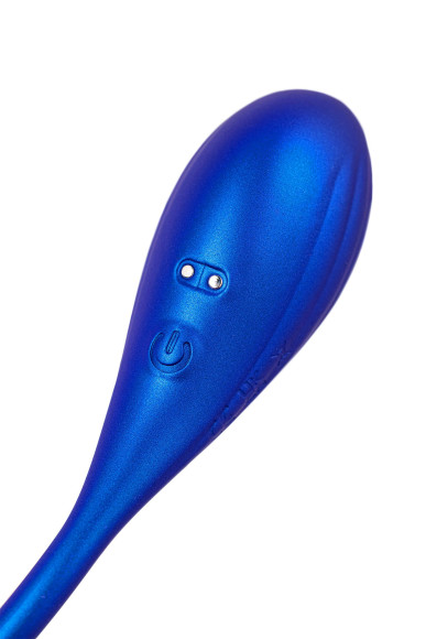 Синий двусторонний вибратор Agamien с управлением через приложение - 46 см. Синий двусторонний вибратор Agamien с управлением через приложение - 46 см.