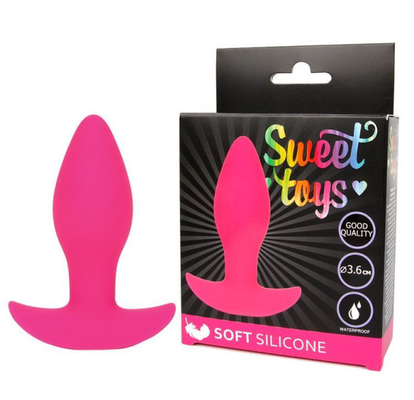 Розовая анальная втулка Sweet Toys - 8,5 см. Розовая анальная втулка Sweet Toys - 8,5 см.
