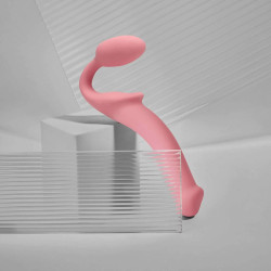 Розовый безремневой страпон Strap-on-me Semi-Realistic Bendable Strap-On size L Розовый безремневой страпон Strap-on-me Semi-Realistic Bendable Strap-On size L