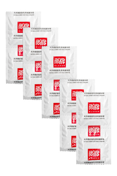 Ультратонкие презервативы Elasun G-spot stimulation с ребрами и точками - 10 шт. Ультратонкие презервативы Elasun G-spot stimulation с ребрами и точками - 10 шт.