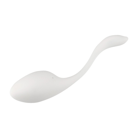 Белое виброяйцо с функцией управления через приложение Белое виброяйцо с функцией управления через приложение