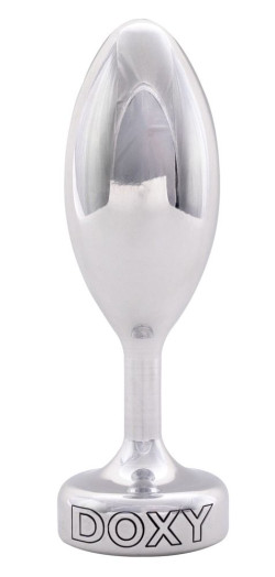 Серебристая анальная втулка Doxy Smooth Butt Plug - 10,5 см. Серебристая анальная втулка Doxy Smooth Butt Plug - 10,5 см.