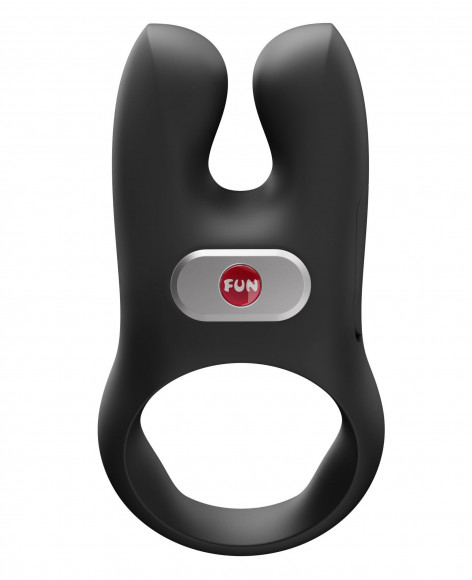 Черное эрекционное виброкольцо Nos Черное эрекционное виброкольцо Nos