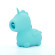 Голубой вибромассажер Unihorn Mount’n Peak с подвижным язычком Голубой вибромассажер Unihorn Mount’n Peak с подвижным язычком
