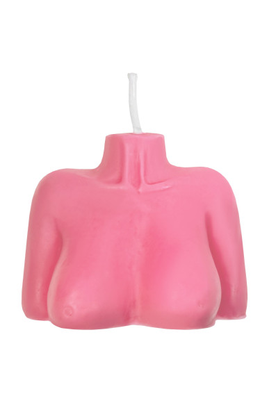 Розовая сувенирная свеча «Женский силуэт» Розовая сувенирная свеча «Женский силуэт»