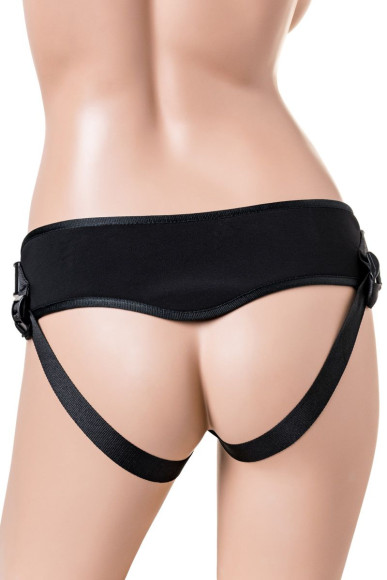 Страпон с 2 насадками и вибрацией UniStrap - 20 и 18 см. Страпон с 2 насадками и вибрацией UniStrap - 20 и 18 см.