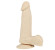 Поясной фаллоимитатор с мошонкой телесного цвета - 18 см. Поясной фаллоимитатор с мошонкой телесного цвета - 18 см.