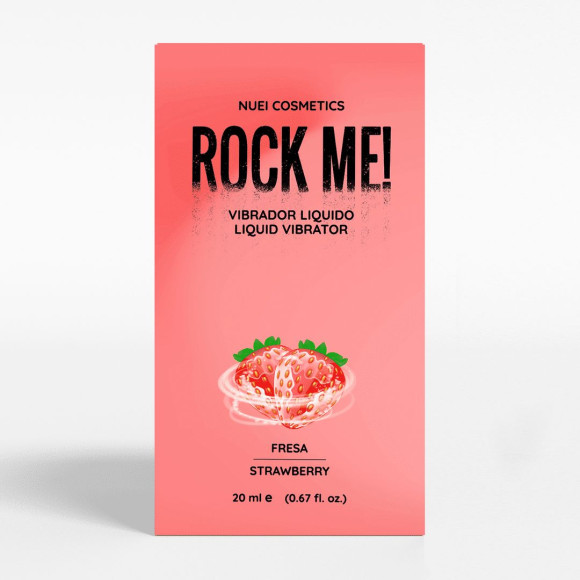 Жидкий вибратор Nuei Rock Me! с ароматом клубники - 20 мл. Жидкий вибратор Nuei Rock Me! с ароматом клубники - 20 мл.