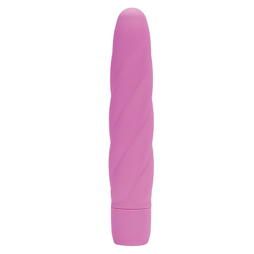 Розовый вибратор со спиралевидным рельефом TWIRLY VIBE SILICONE - 19 см. Розовый вибратор со спиралевидным рельефом TWIRLY VIBE SILICONE - 19 см.