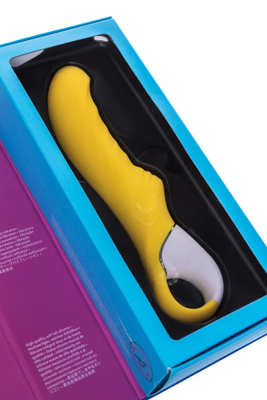 Жёлтый вибратор Satisfyer Yummy Sunshine - 22,5 см. Жёлтый вибратор Satisfyer Yummy Sunshine - 22,5 см.
