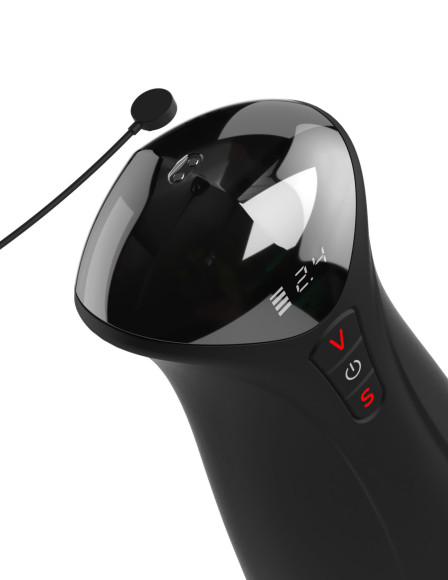 Мастурбатор в колбе с вибрацией Fuck-O-Matic Pro XL