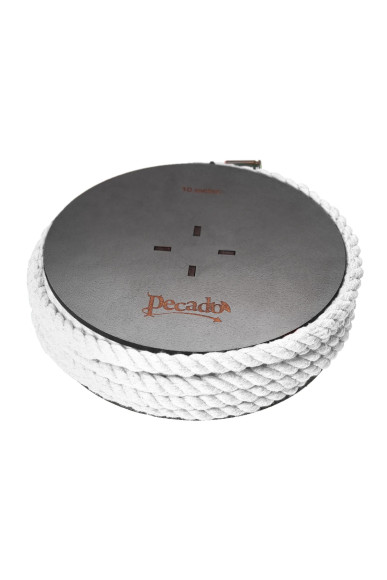 Белая веревка для шибари на катушке - 10 м. Белая веревка для шибари на катушке - 10 м.