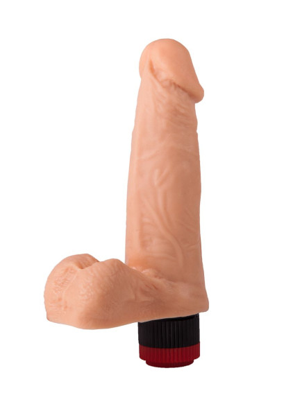 Реалистичный вибромассажёр из геля - 16,5 см. Реалистичный вибромассажёр из геля - 16,5 см.