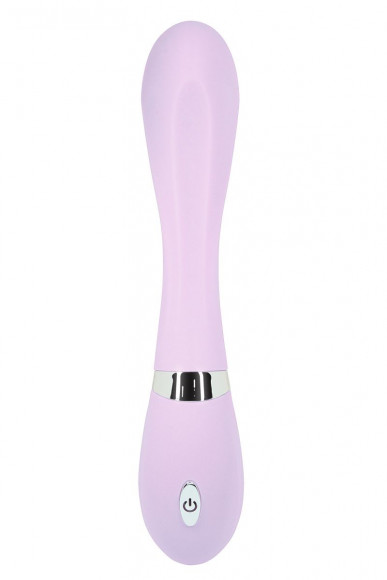 Розовый вибратор OVO F14 для G-стимуляции