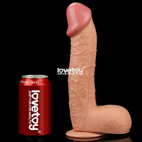 Фаллоимитатор-гигант на присоске - 28,5 см. Фаллоимитатор-гигант на присоске - 28,5 см.