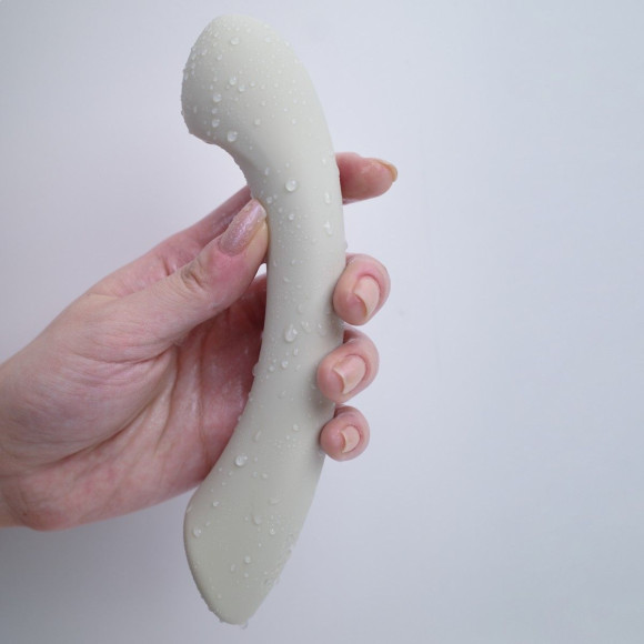 Серый вибростимулятор точки G Mirage - 17,8 см. Серый вибростимулятор точки G Mirage - 17,8 см.