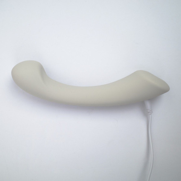 Серый вибростимулятор точки G Mirage - 17,8 см. Серый вибростимулятор точки G Mirage - 17,8 см.